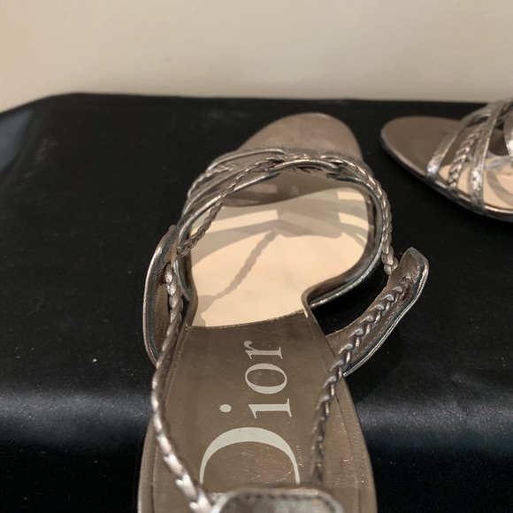 Dior Strappy Bronze Sandals - Picture 6 of 6